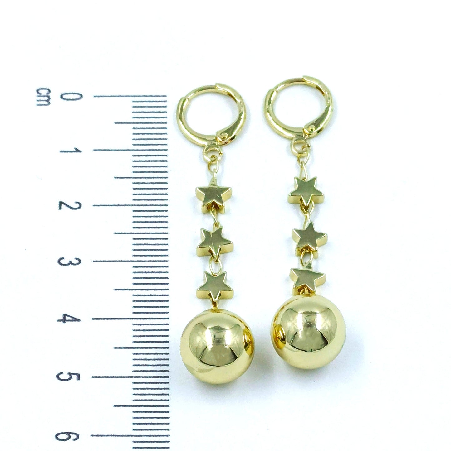 Arete estrellas balín