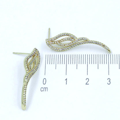 Arete alas micro zircón