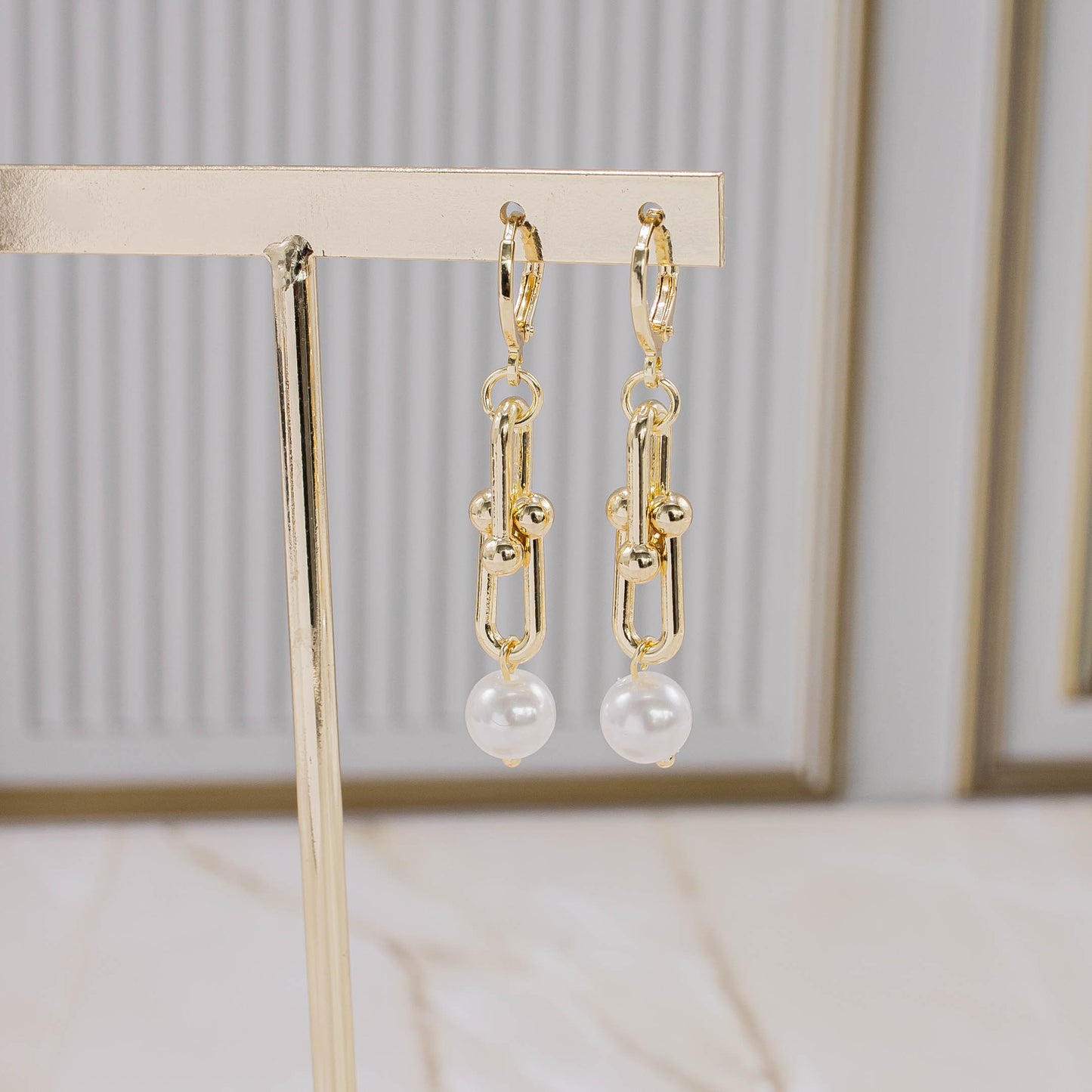 Arete Tiffany perla