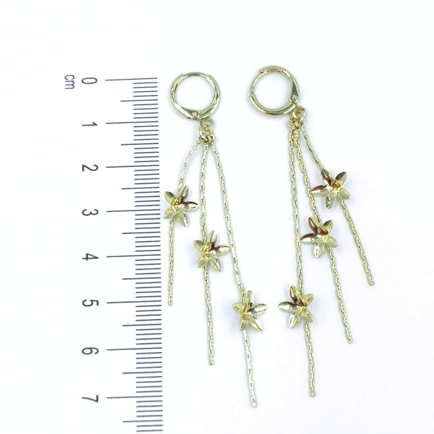 Arete lluvia flores