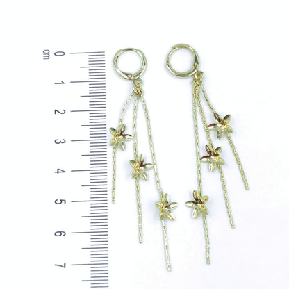 Arete lluvia flores