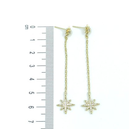 Arete estrella micro zircón