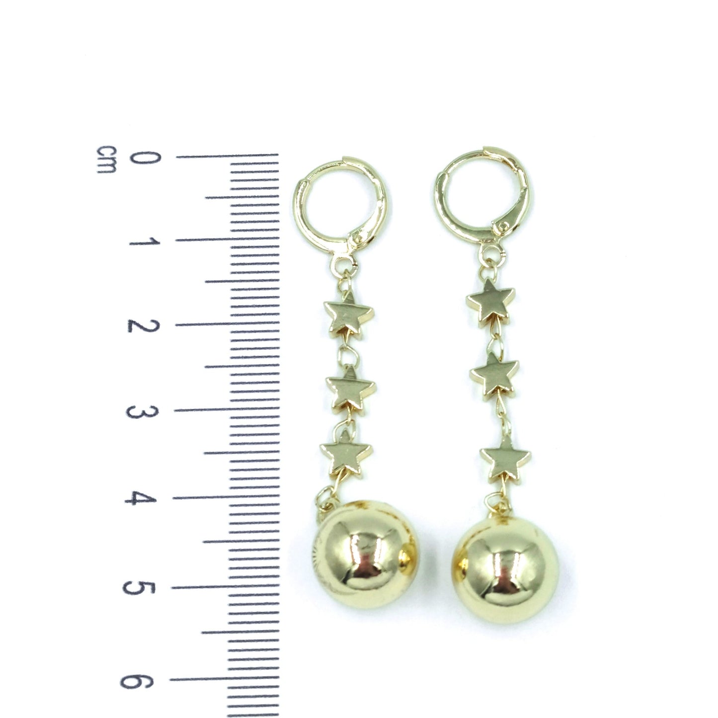 Arete balín estrellas