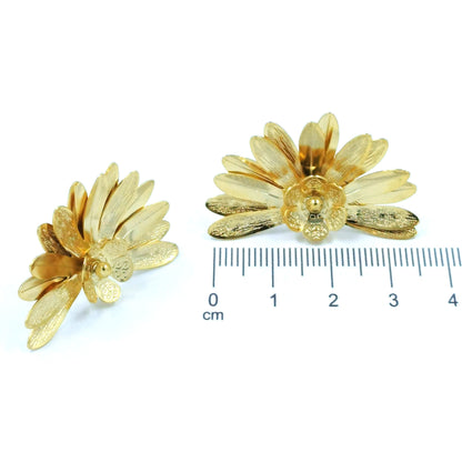 Arete bronce margarita