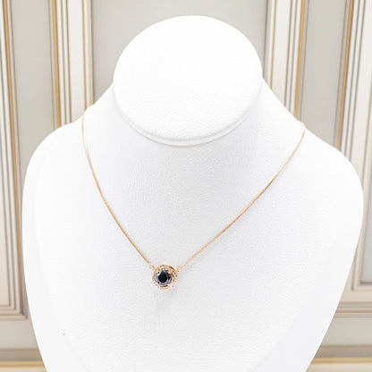 Cadena zircón negro