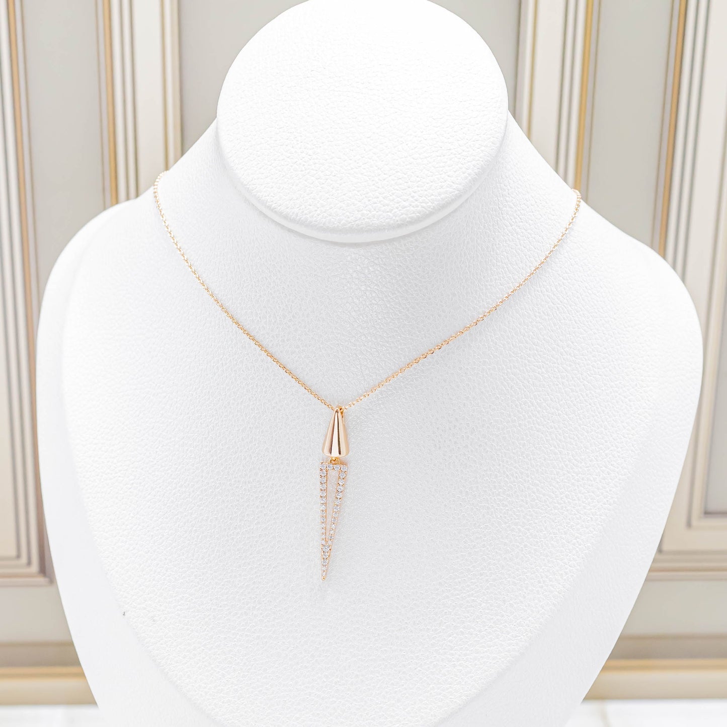 Cadena punta microzircón