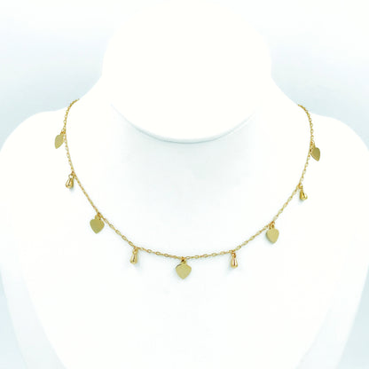 Cadena dijes corazón