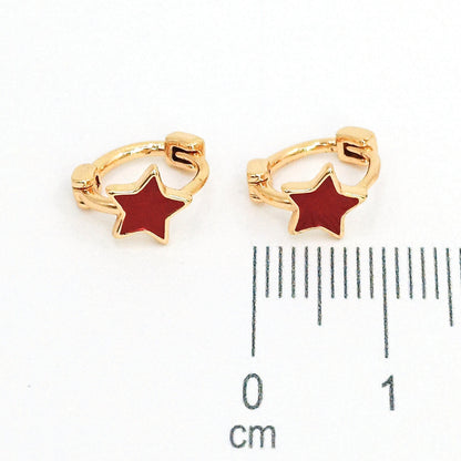 Candonga pequeña estrella esmaltada