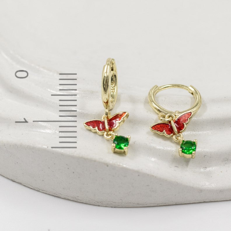 Candonga pequeña dije mariposa (1,5cm)