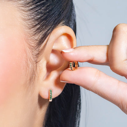 Cdga pequeña microzircones esmeralda 