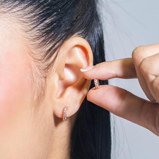 Cdga pequeña microzircones Pink 