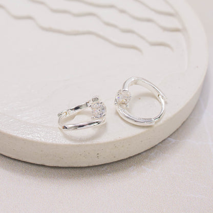 Candonga pequeña baño de plata