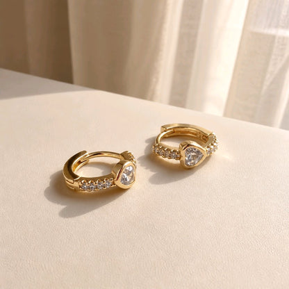 Candonga pequeña microzircón corazón