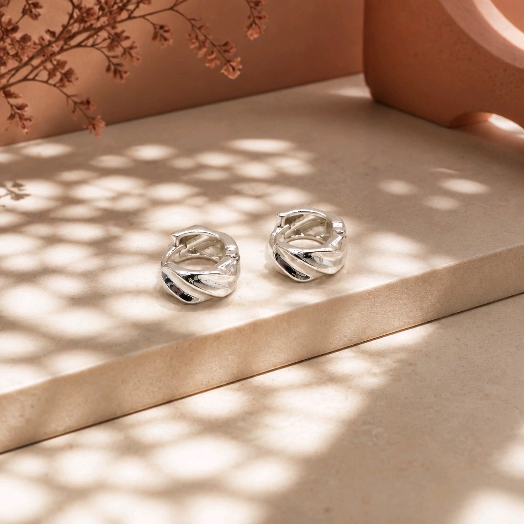 Candonga pequeña baño de plata