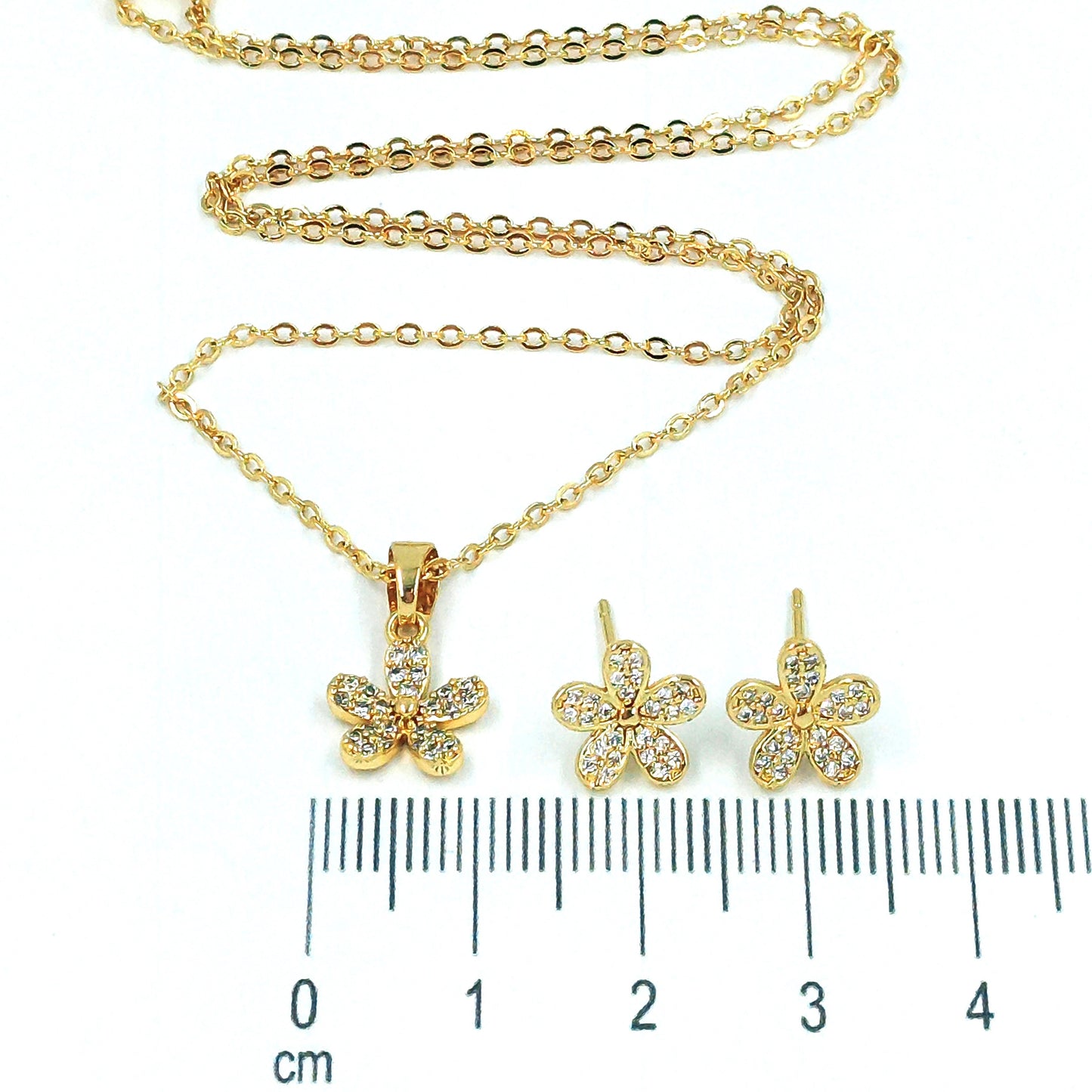 Duo flor microzircones