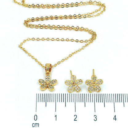 Duo flor microzircones