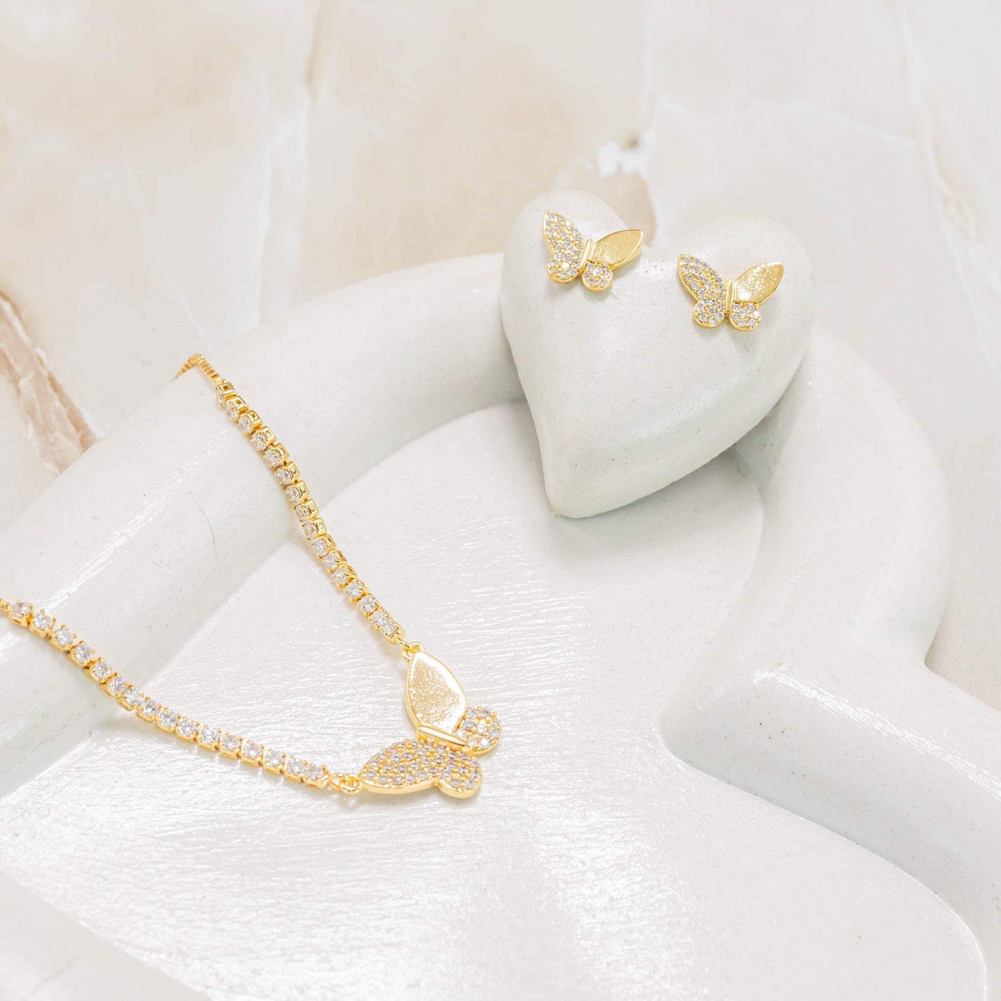 Dúo zircón mariposa