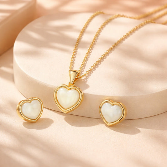 Dúo corazón gema