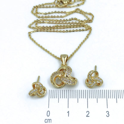 Dúo nudo micro zircón