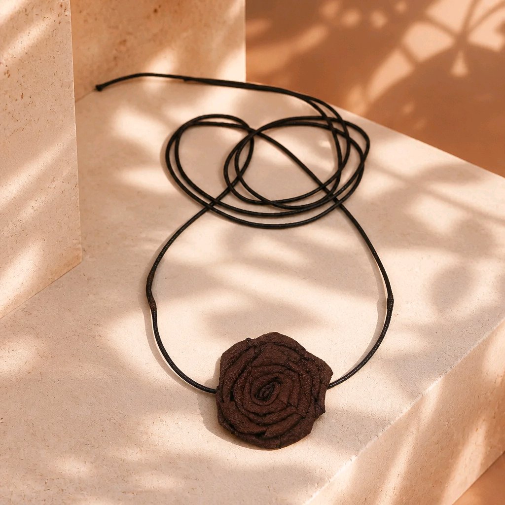 Dúo cordón flor café