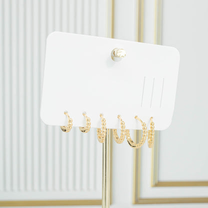 Orejera trío balines