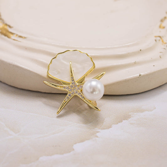 Broche concha nacar