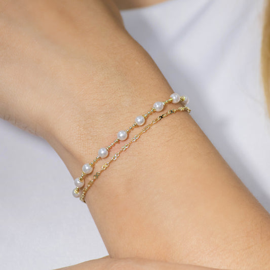 Pulsera perlas Amulí