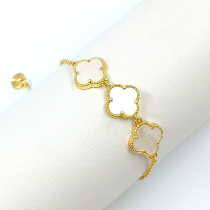 Pulsera van cleef blanco