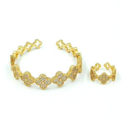 Pulsera + anillo set van cleef
