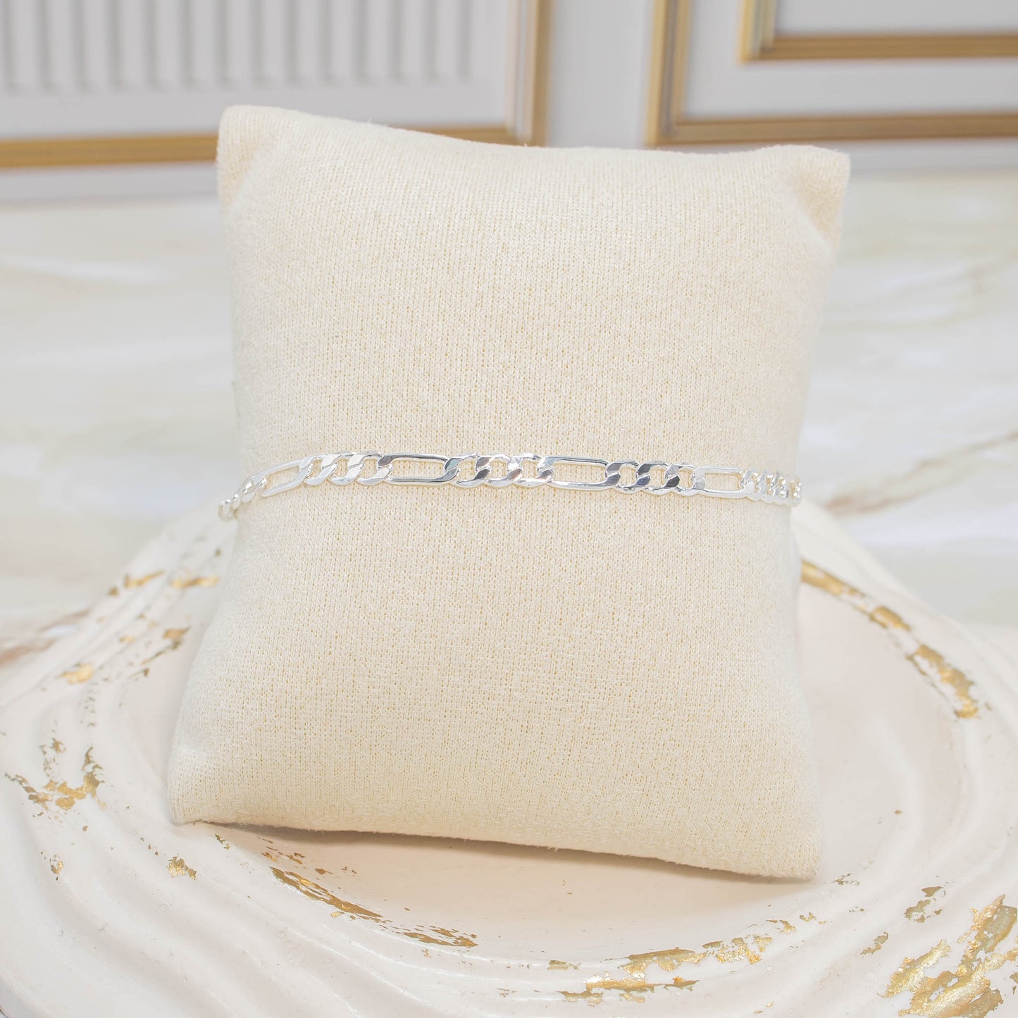 Pulsera 3x1 baño de plata