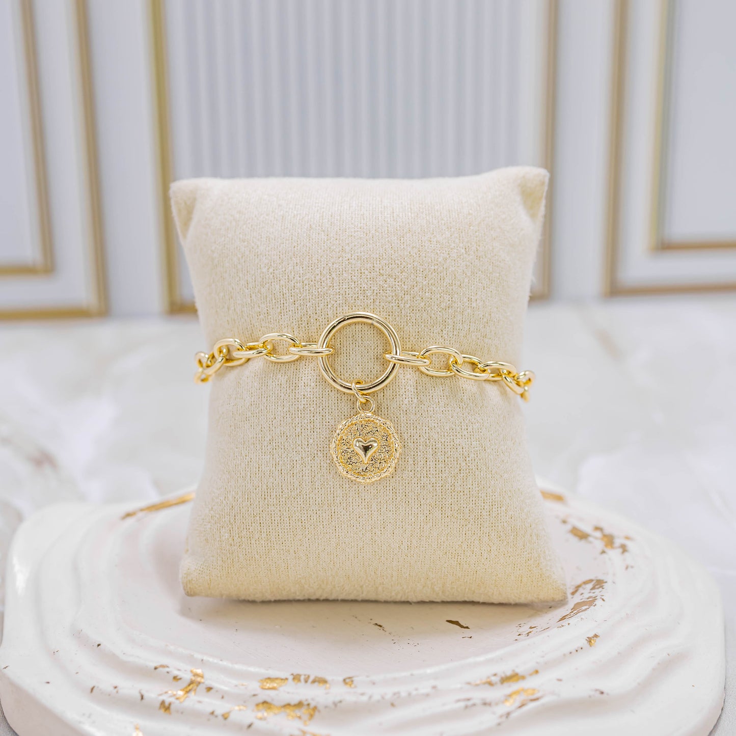 Pulsera dije corazón