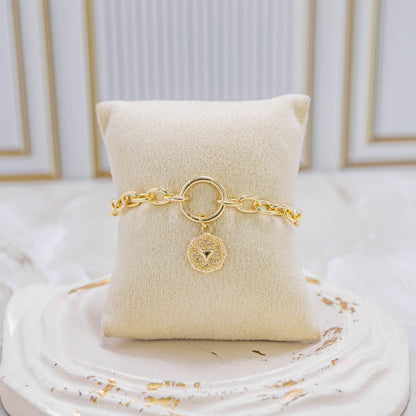 Pulsera dije corazón