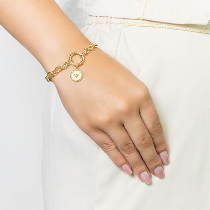 Pulsera dije corazón