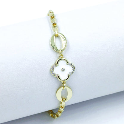 Pulsera van cleef blanco