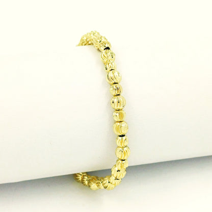 Pulsera balín diamantado