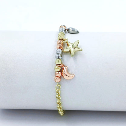 Pulsera luna estrella