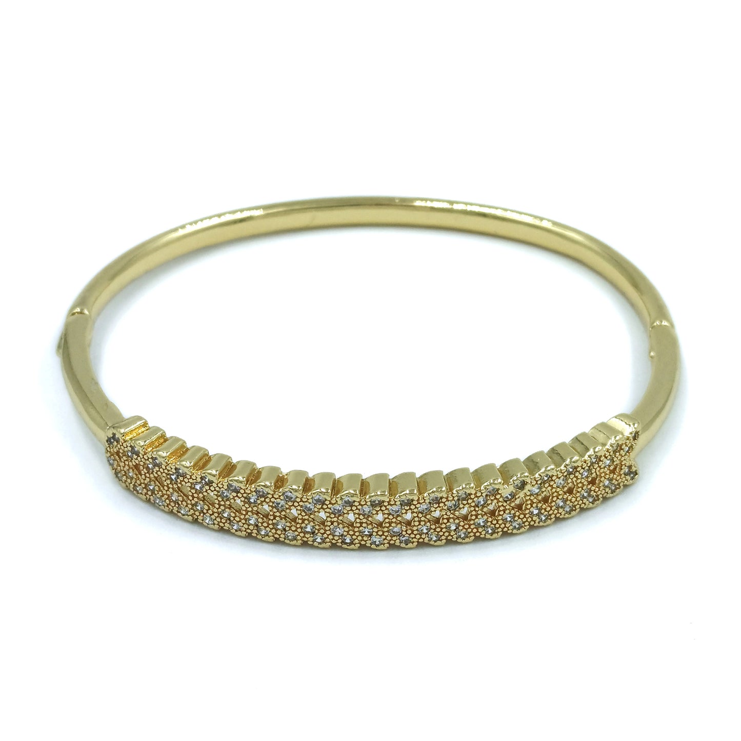 Pulsera aro espiga micro zircón