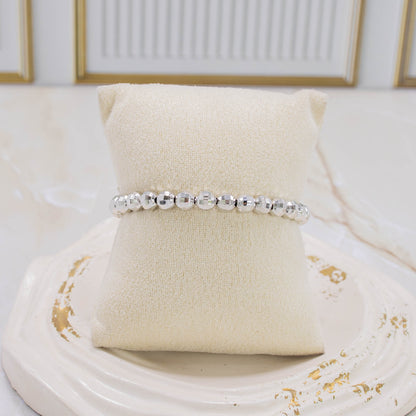 Pulsera balín diamantado P