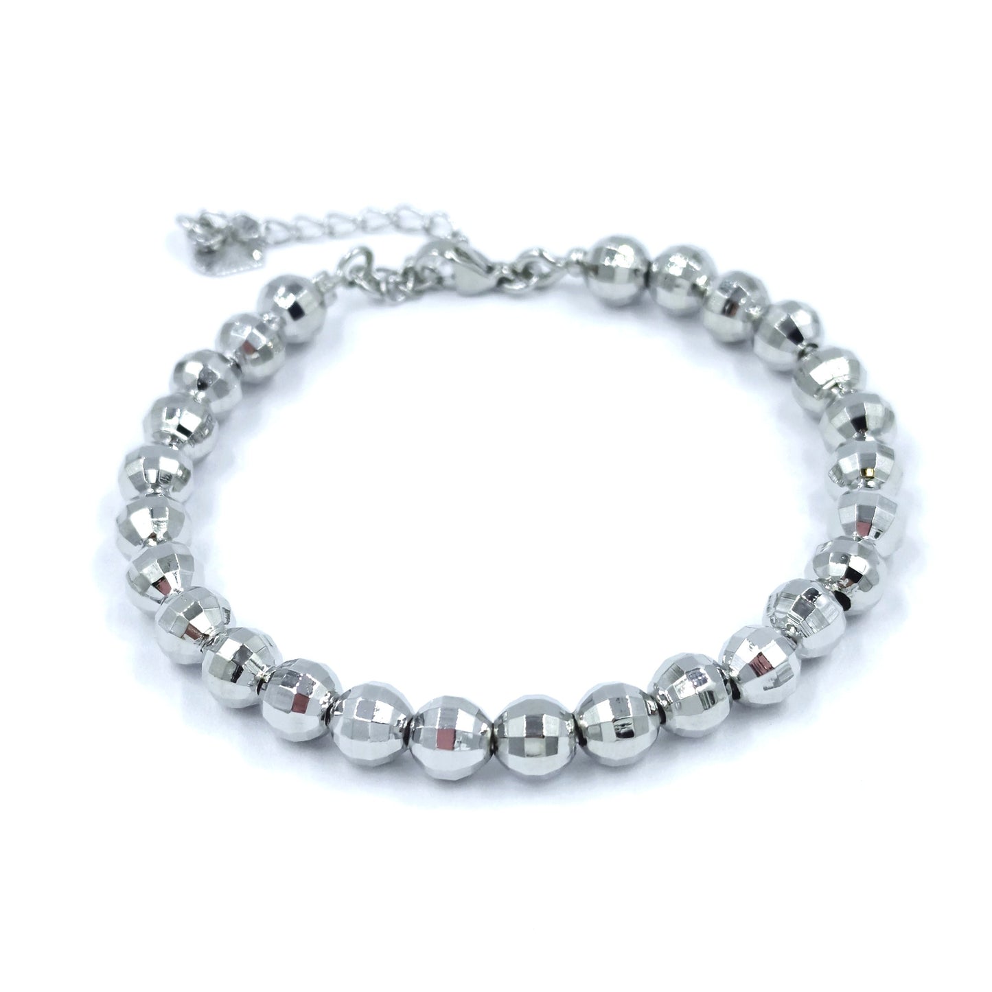 Pulsera balín diamantado P