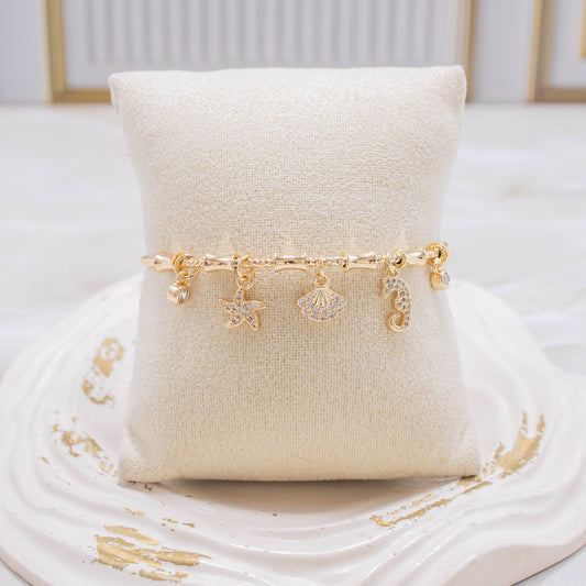 Pulsera aro dijes playero