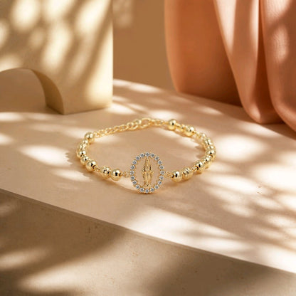 Pulsera denario diamantado