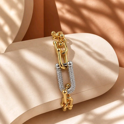 Pulsera tifany 2 oros