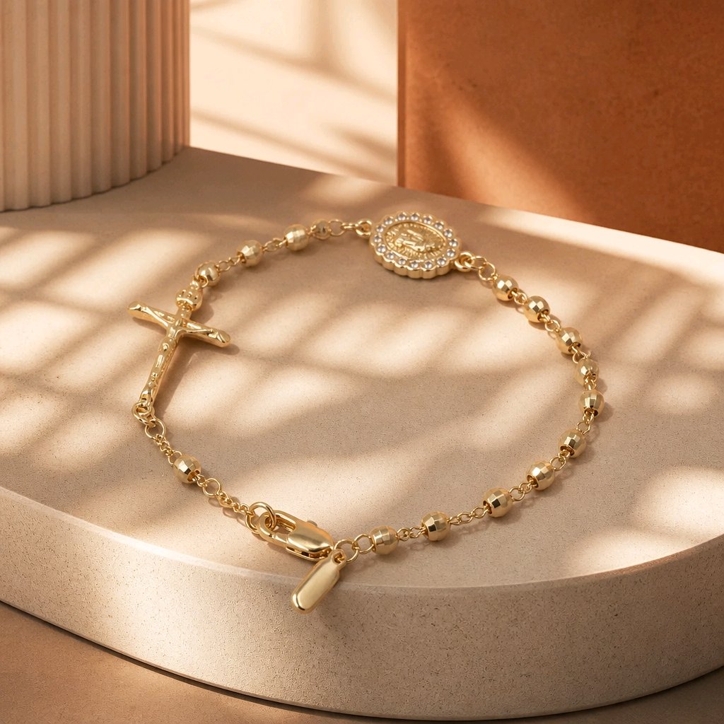 Pulsera denario diamantado