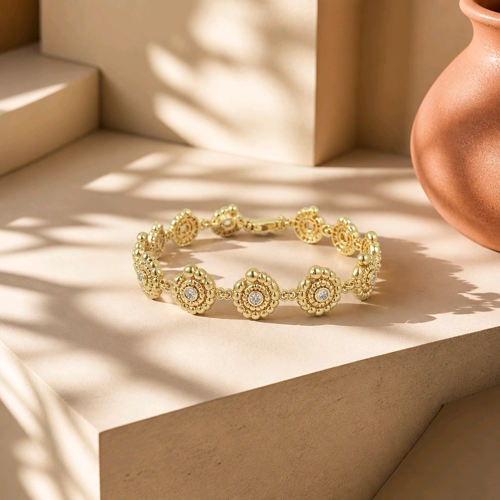 Pulsera caracoles