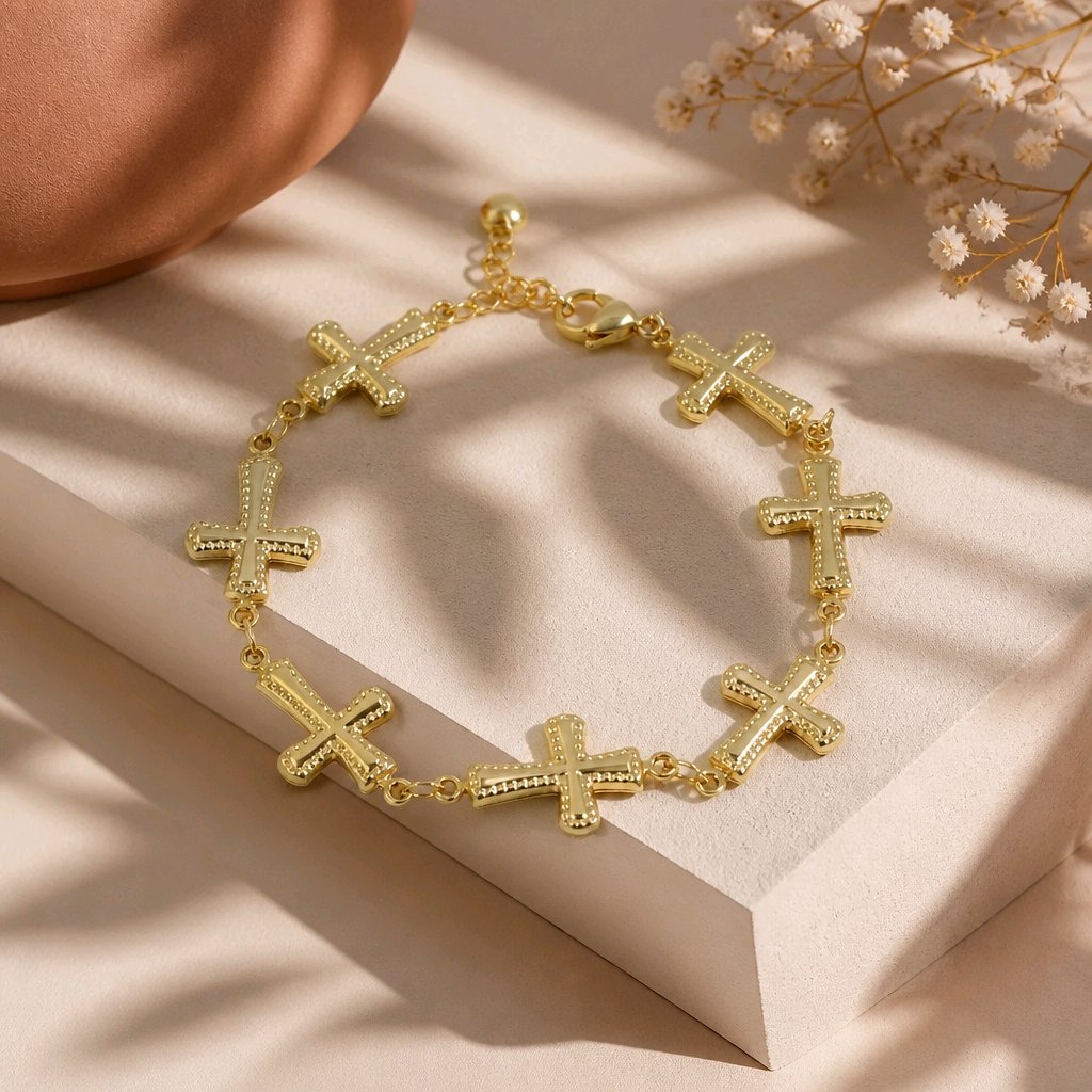Pulsera cruces