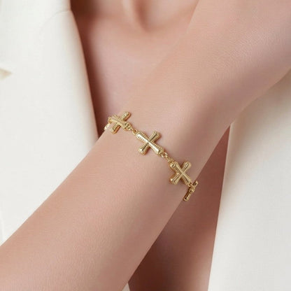 Pulsera cruces