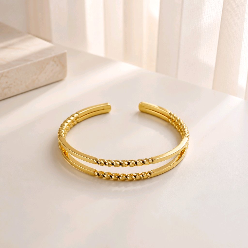 Pulsera aro doble