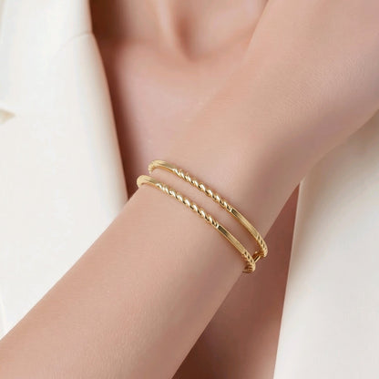 Pulsera aro doble