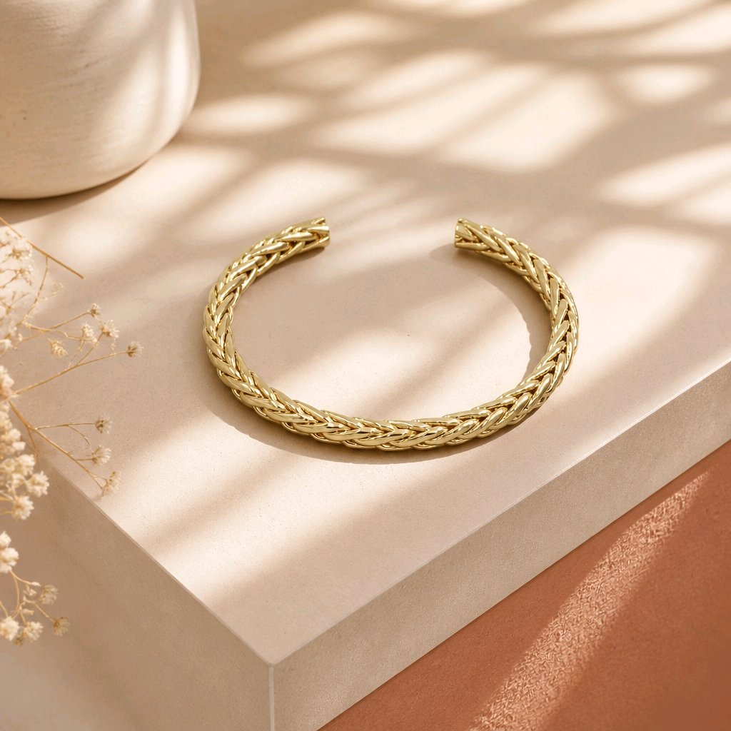 Pulsera aro trenza
