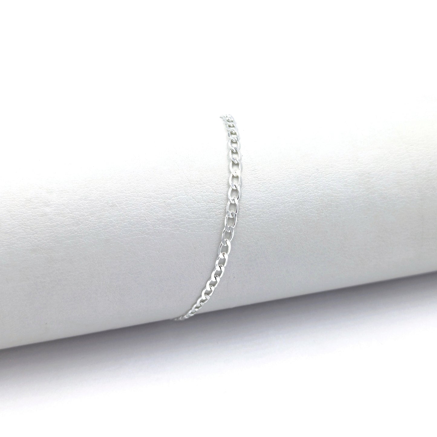 Pulsera cubana baño de plata
